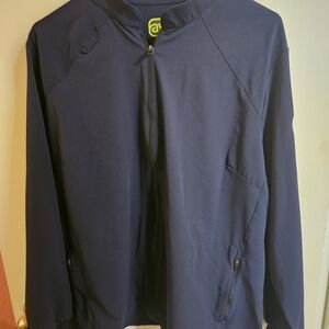 Medline Ave Solano Womens Athetic Scrub Jacket in Navy XL. New never worn just w